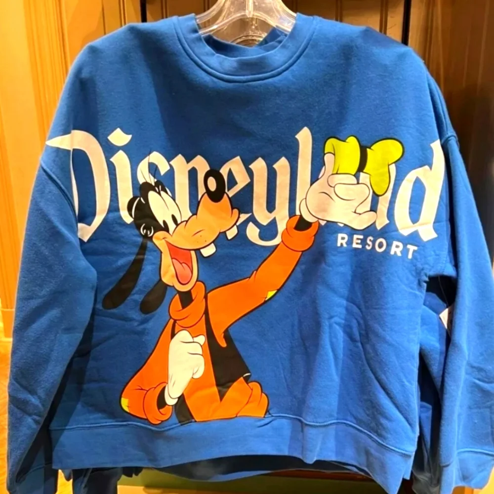DisneyParks Disneyland Resort Goofy Back to Front Pullover Sweatshirt Sz 3XL NWT - Picture 1 of 3